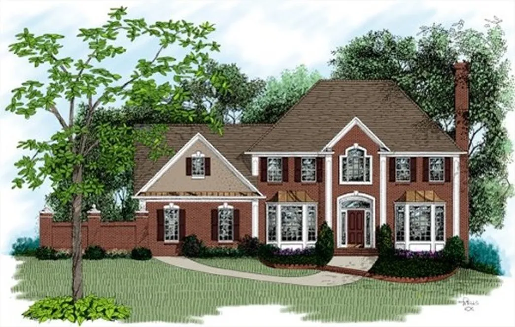 Full Rendering for House Plan #272142