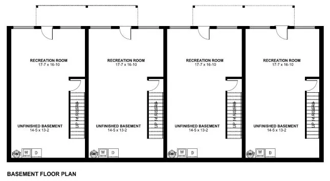 Basement Plan for House Plan #195181