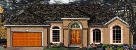 Full Rendering for House Plan #380879