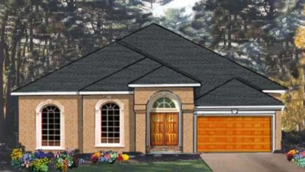 Full Rendering for House Plan #381089
