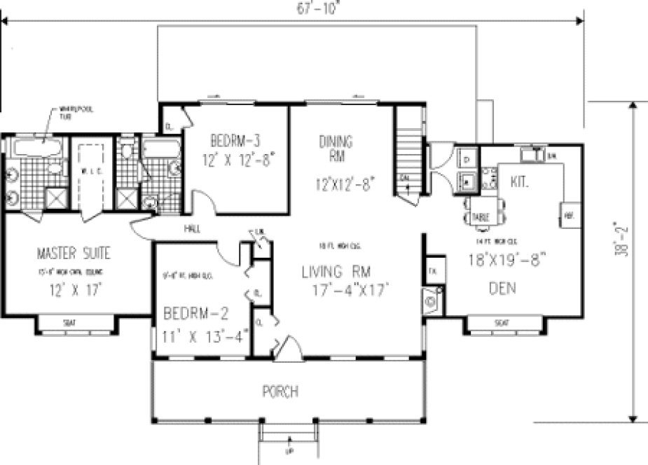 Main Floor Plan for House Plan #380189