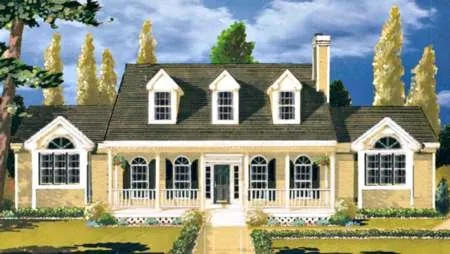 Full Rendering for House Plan #380189