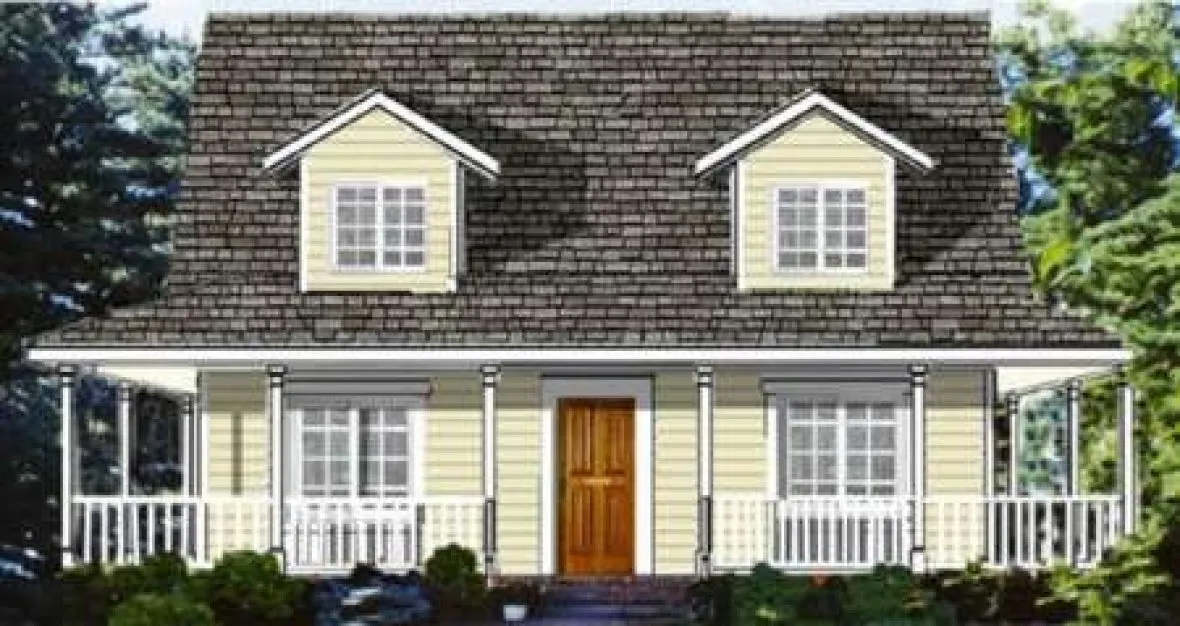 Full Rendering for House Plan #382099
