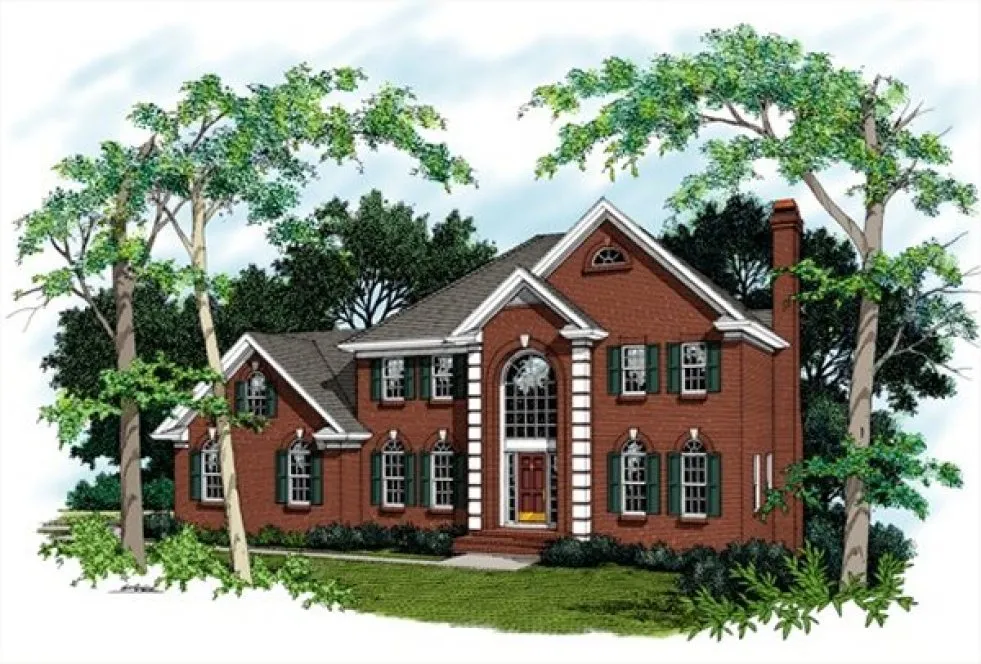 Full Rendering for House Plan #278032