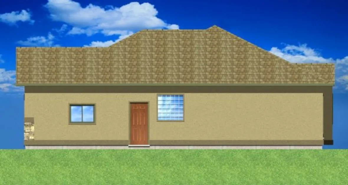 Right Elevation for House Plan #195046