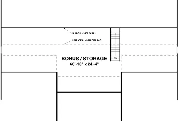 Second Floor Plan for House Plan #278151