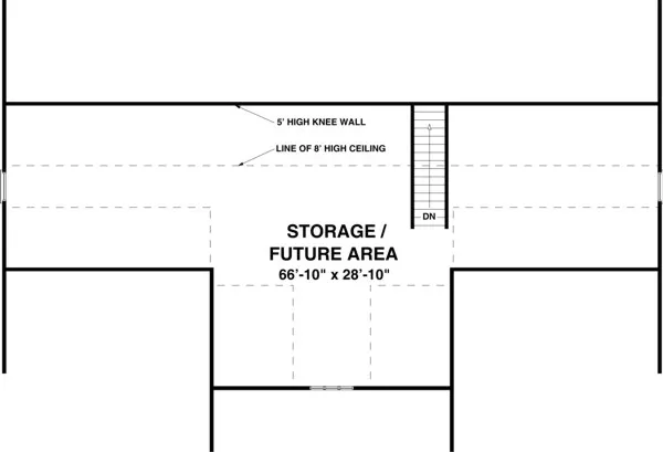 Second Floor Plan for House Plan #270251