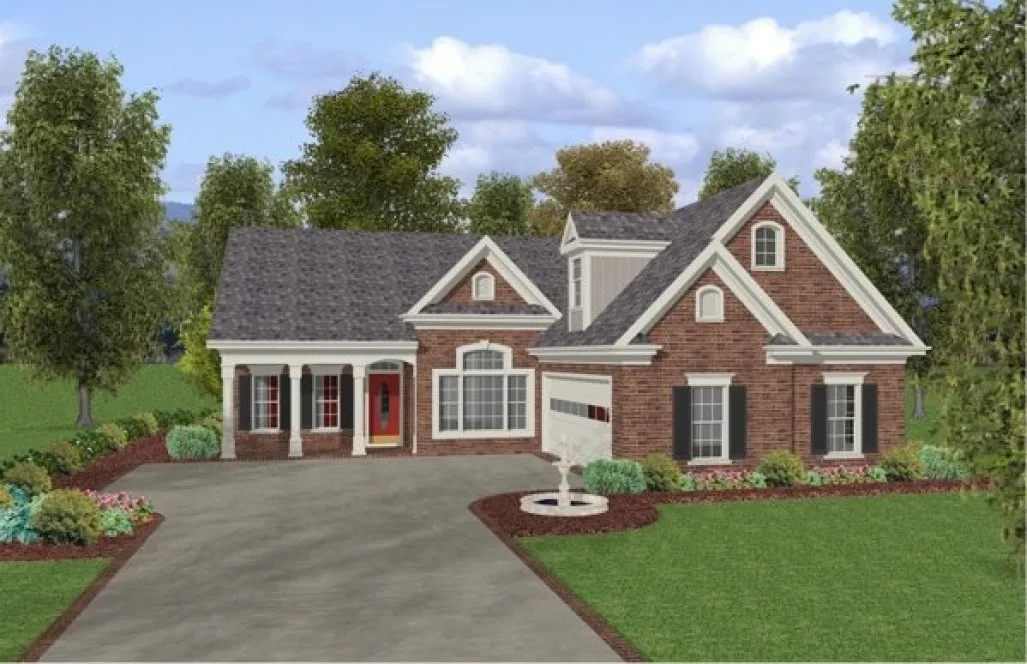 Full Rendering for House Plan #270281