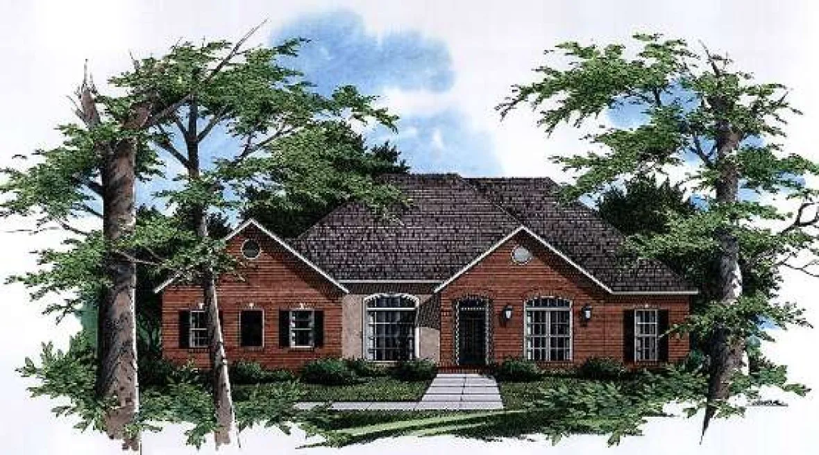 Full Rendering for House Plan #119371
