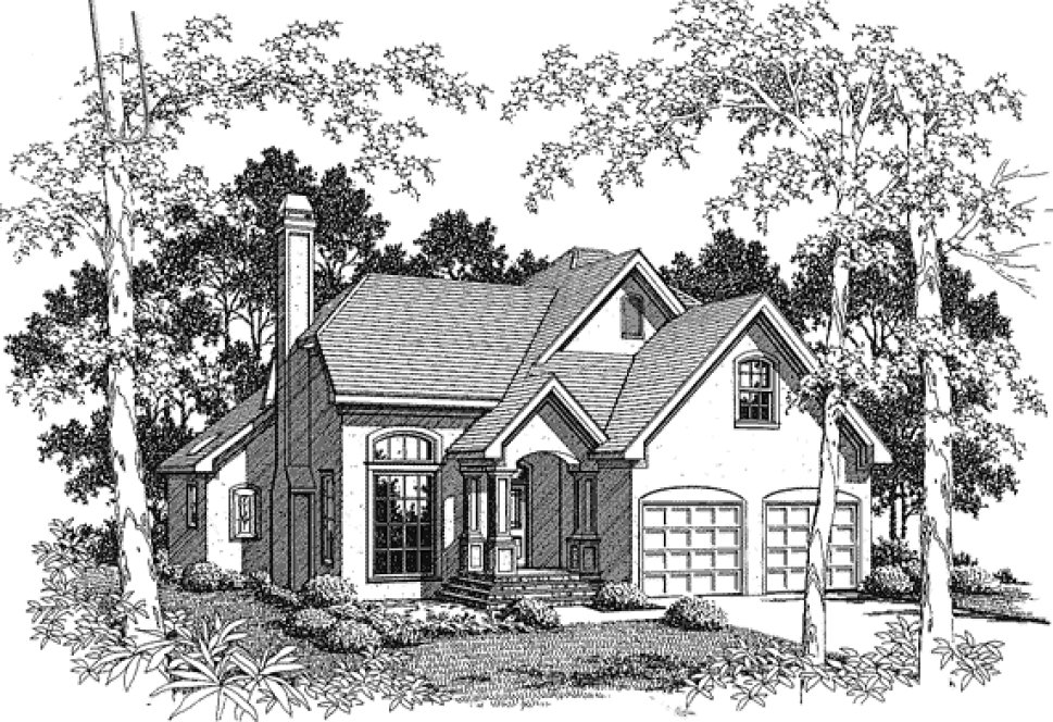 Full Rendering for House Plan #119571