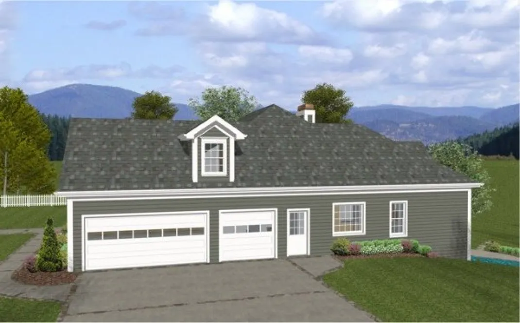 Right Elevation for House Plan #274202