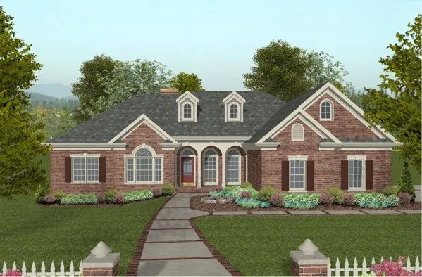 Full Rendering for House Plan #276202
