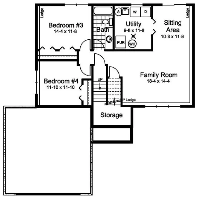 Basement Plan for House Plan #287191