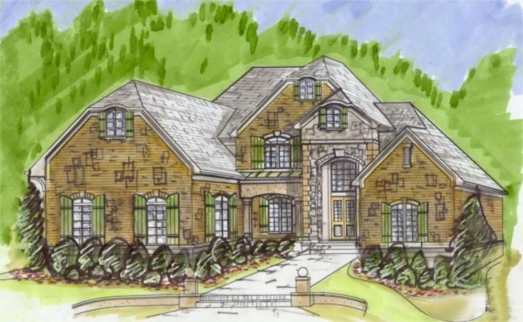 Full Rendering for House Plan #390202