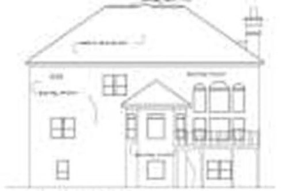Rear Elevation for House Plan #397420