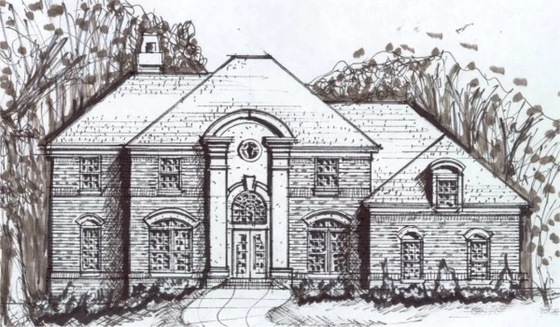 Full Rendering for House Plan #398000