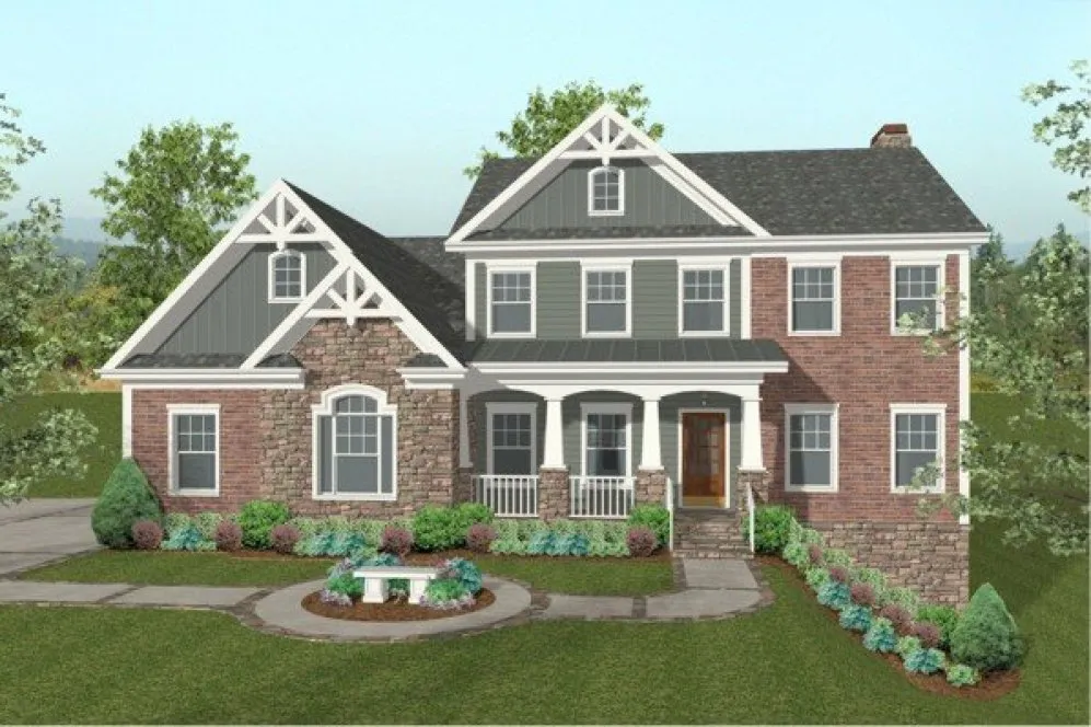 Full Rendering for House Plan #278142