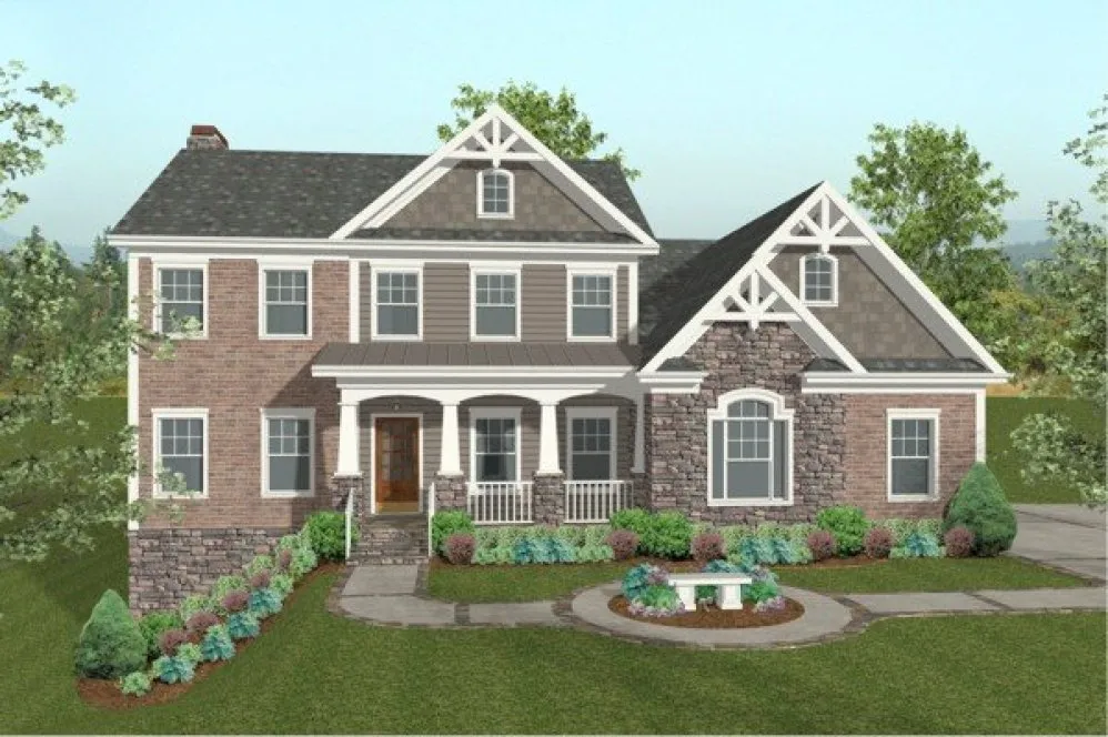 Full Rendering for House Plan #279142