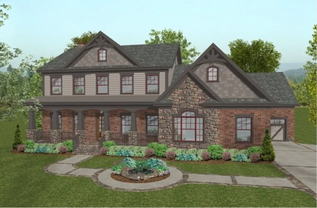 Full Rendering for House Plan #270162