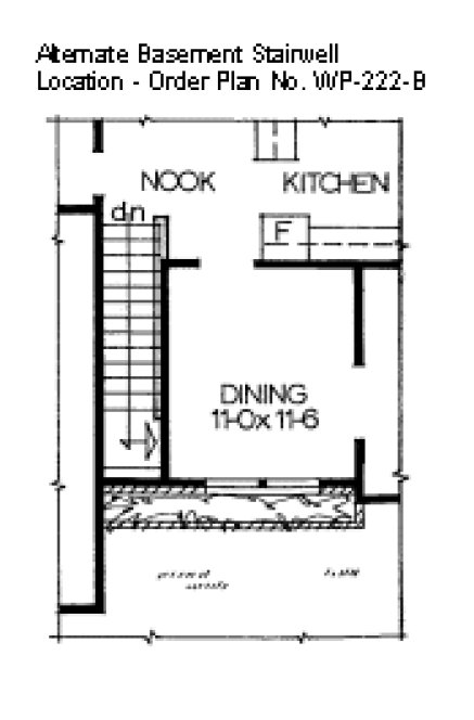 Basement Plan for House Plan #200222