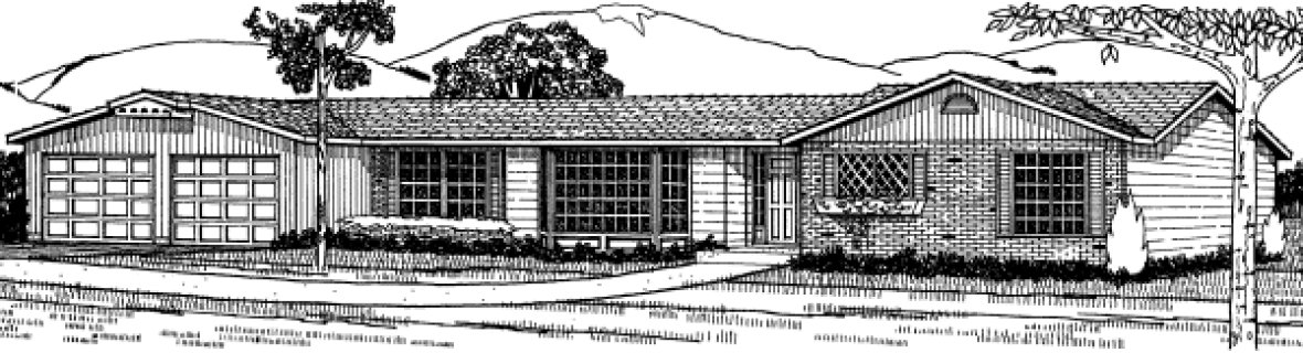 Full Rendering for House Plan #200222
