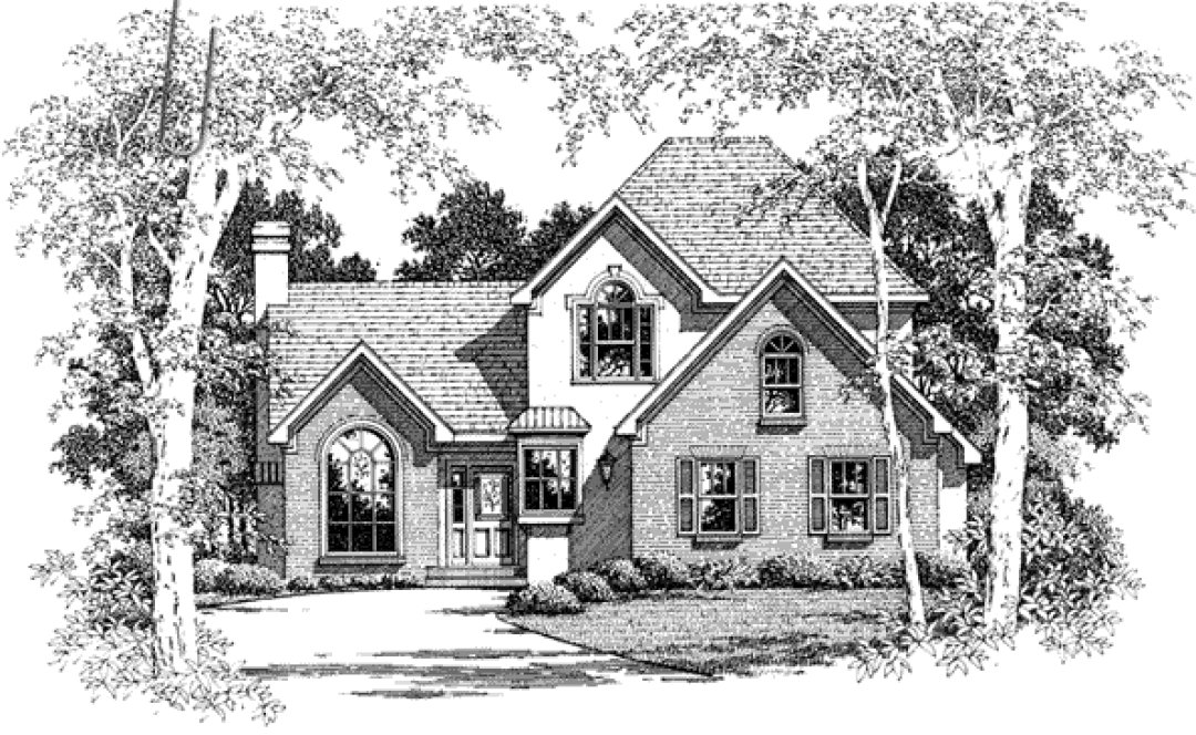 Full Rendering for House Plan #118581