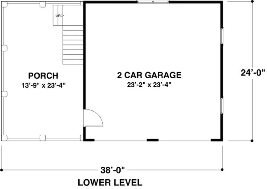 Main Floor Plan for House Plan #271060
