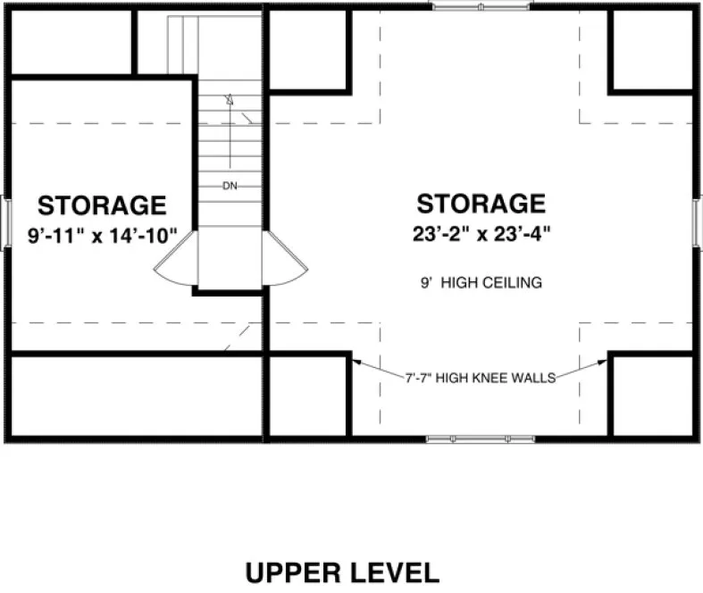 Second Floor Plan for House Plan #271060