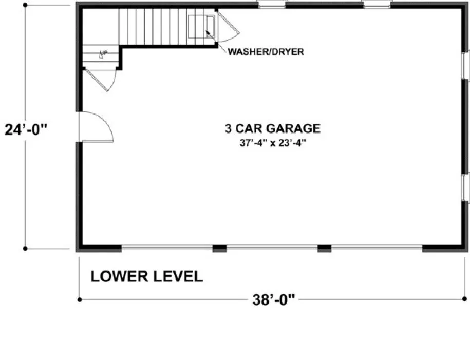Main Floor Plan for House Plan #271070