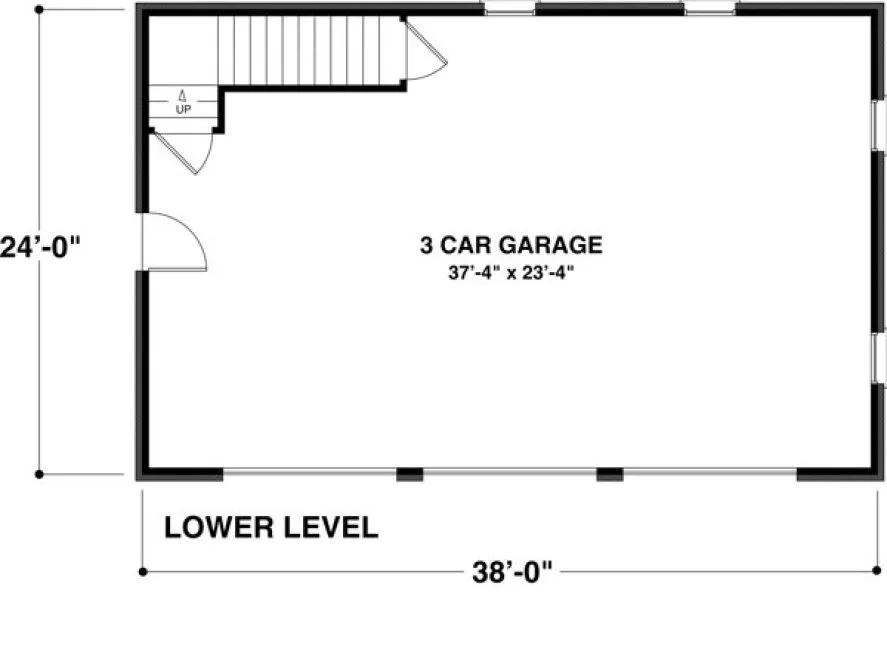 Main Floor Plan for House Plan #272070