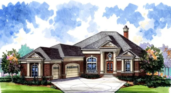 Full Rendering for House Plan #393720