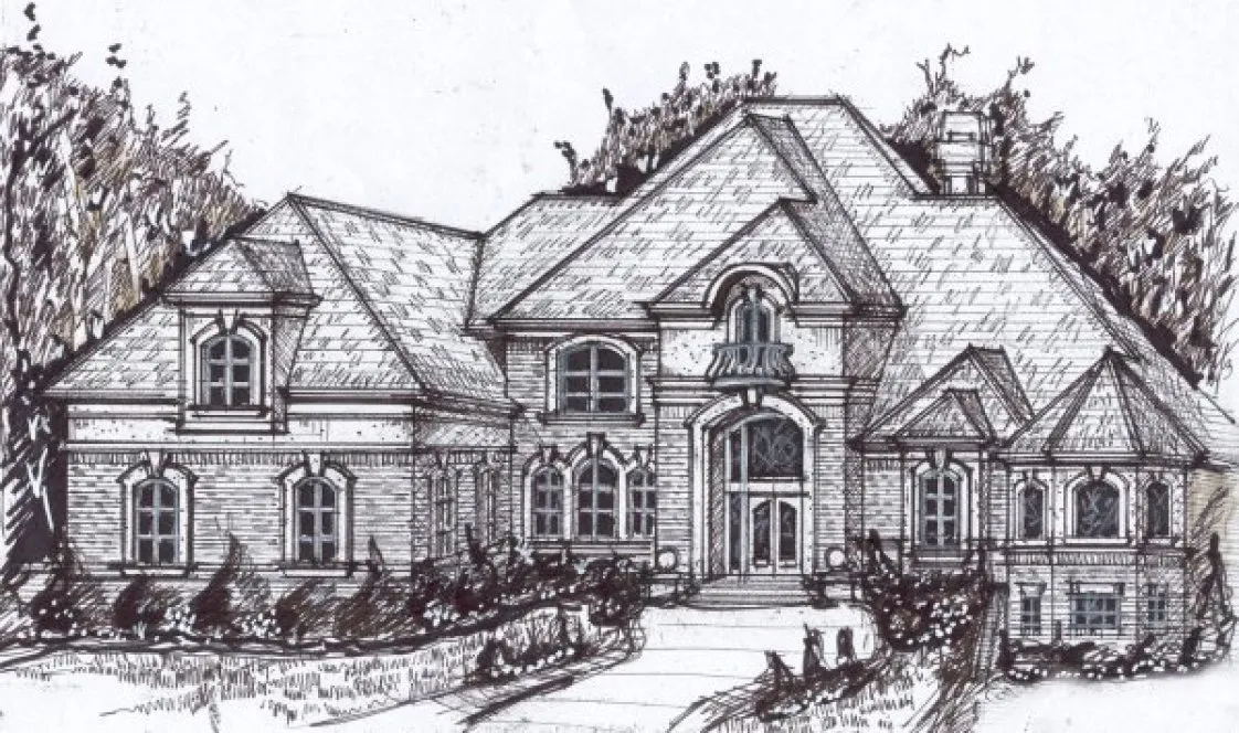 Full Rendering for House Plan #397700