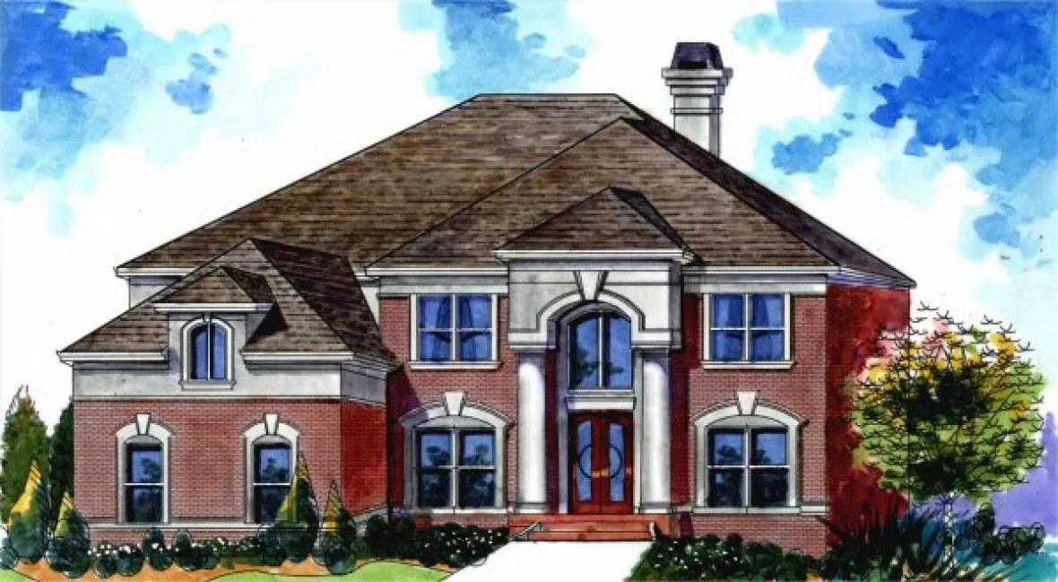 Full Rendering for House Plan #395420