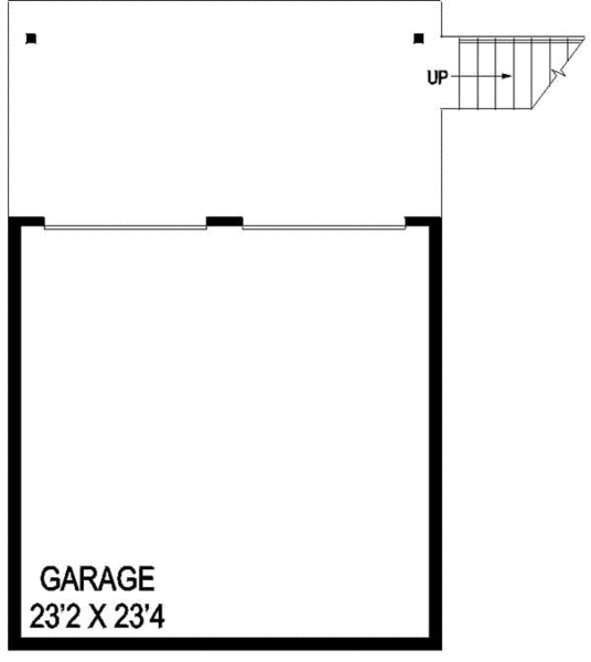 Floorplan lower for House Plan #164590
