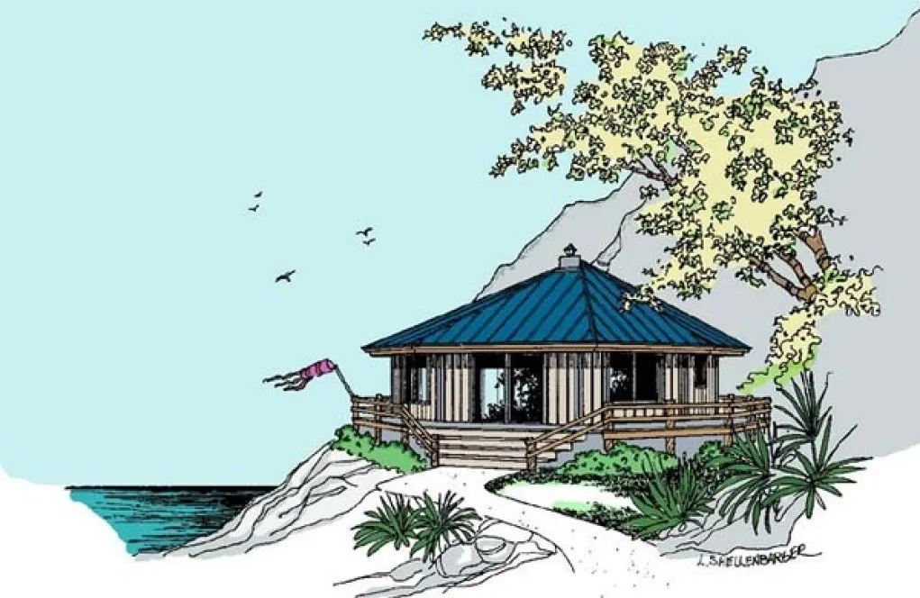 Full Rendering for House Plan #161570