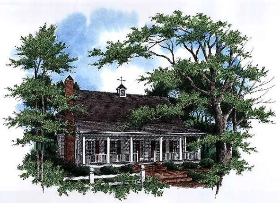 Full Rendering for House Plan #116691