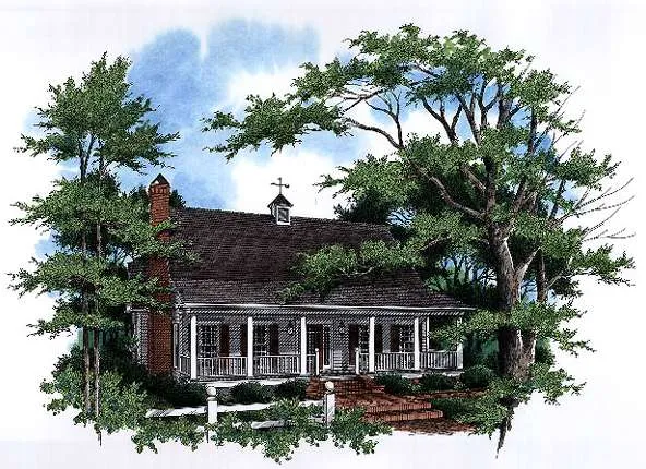 Full Rendering for House Plan #116691