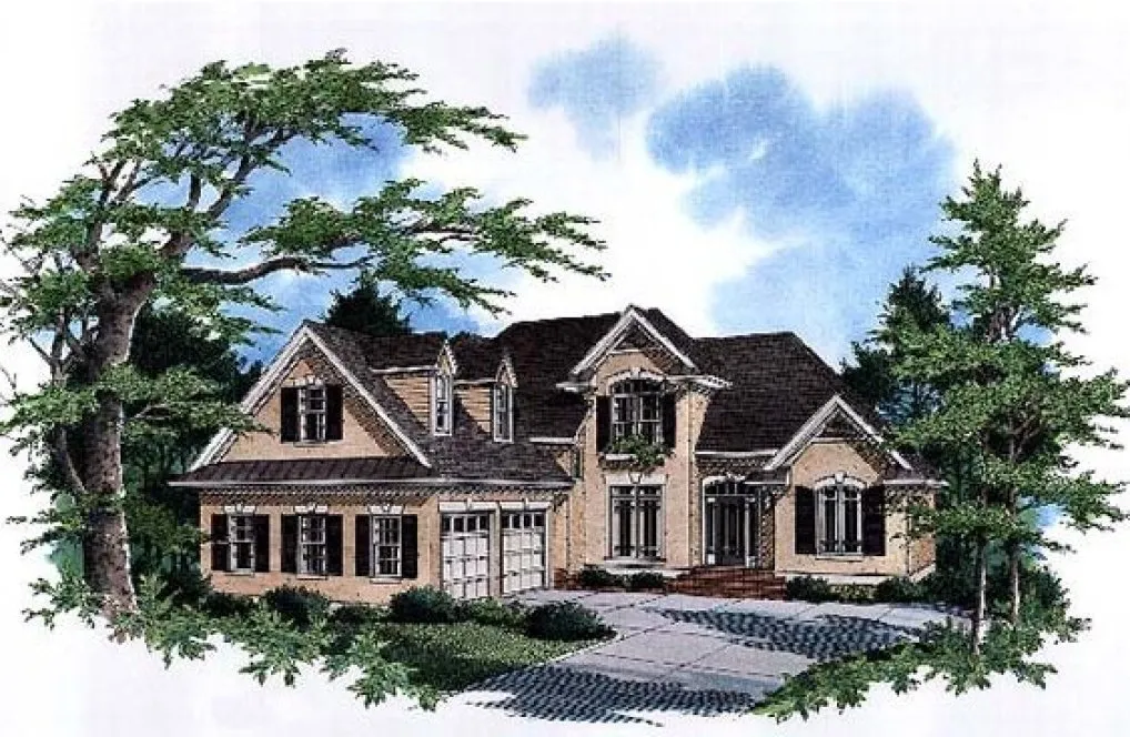 Full Rendering for House Plan #118412