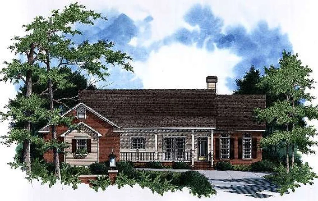 Full Rendering for House Plan #118512