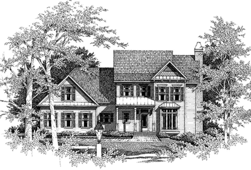 Full Rendering for House Plan #115322