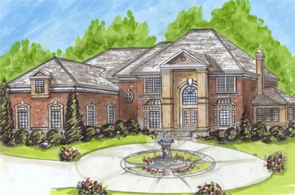 Full Rendering for House Plan #397210