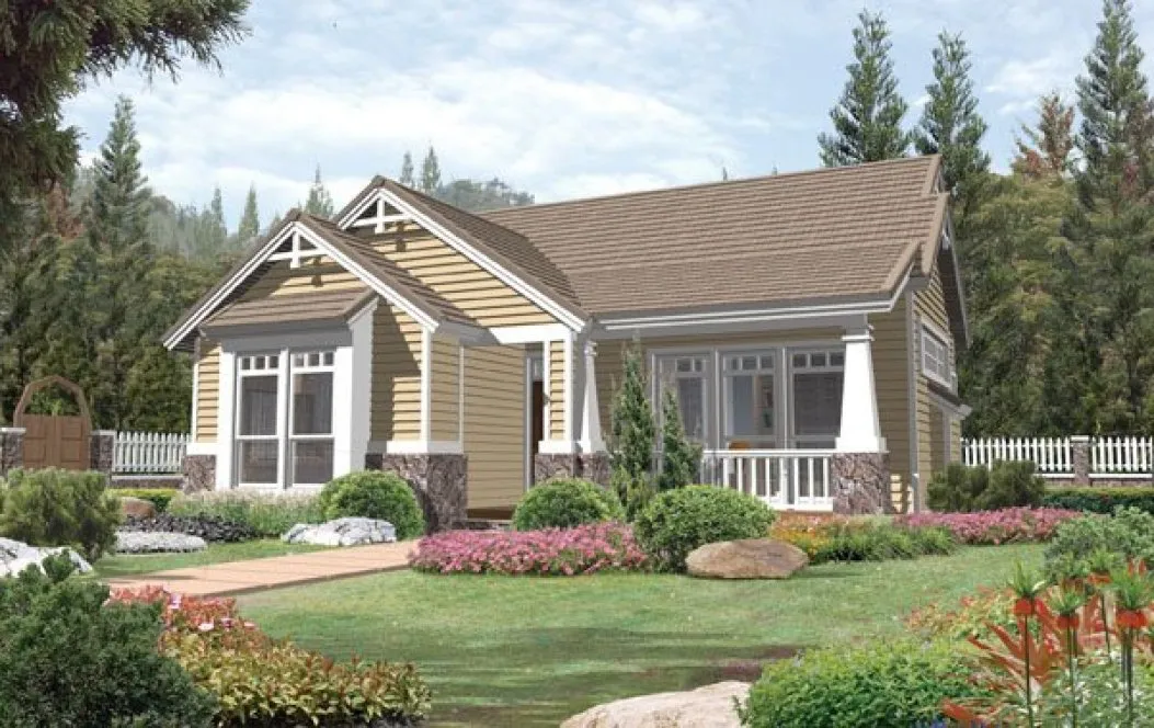 Full Rendering for House Plan #321011