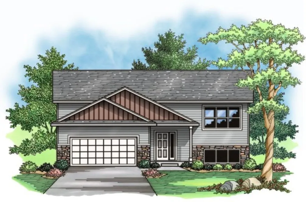 Full Rendering for House Plan #287322