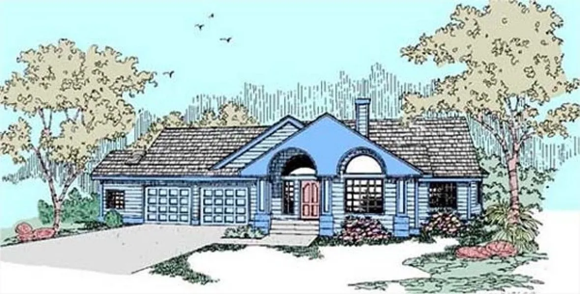 Full Rendering for House Plan #169240