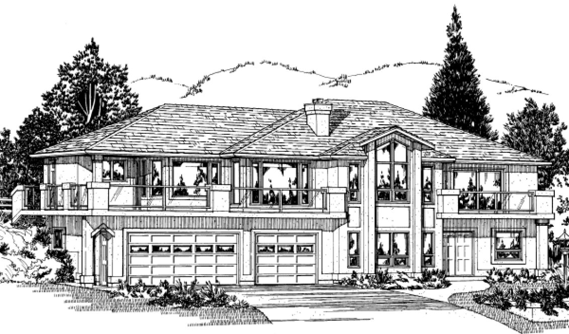Full Rendering for House Plan #200937