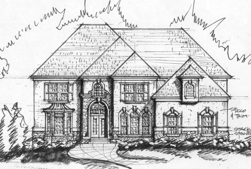 Full Rendering for House Plan #397300