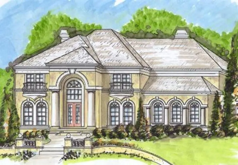 Full Rendering for House Plan #395010