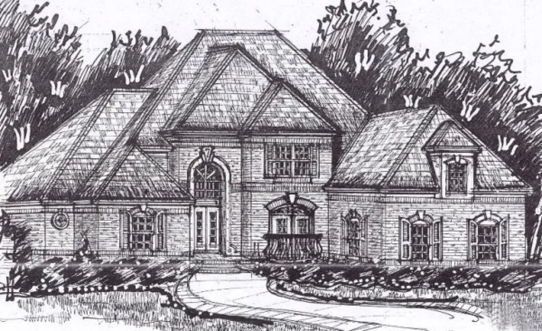 Full Rendering for House Plan #390400