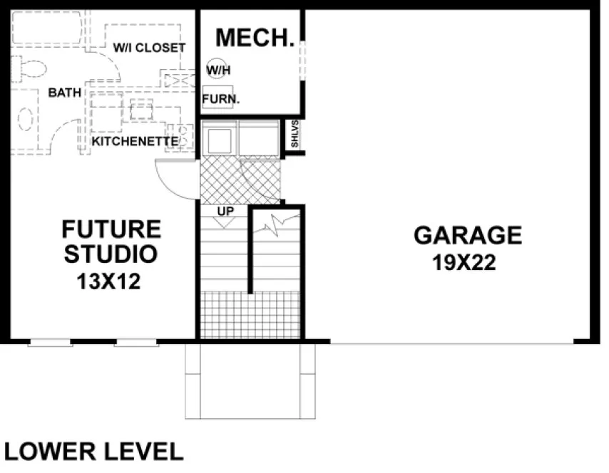 Basement Plan for House Plan #272090