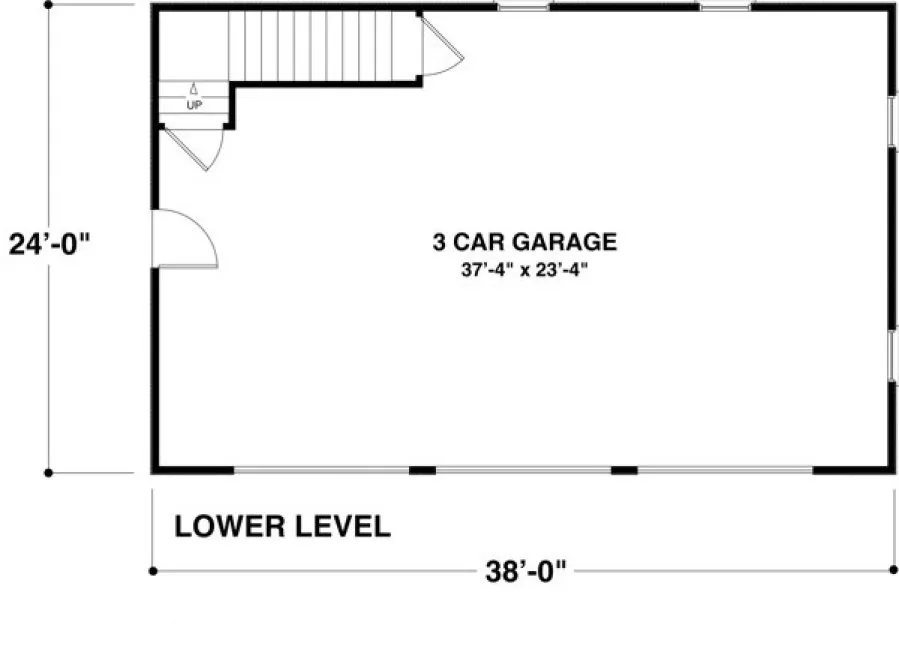 Main Floor Plan for House Plan #273070